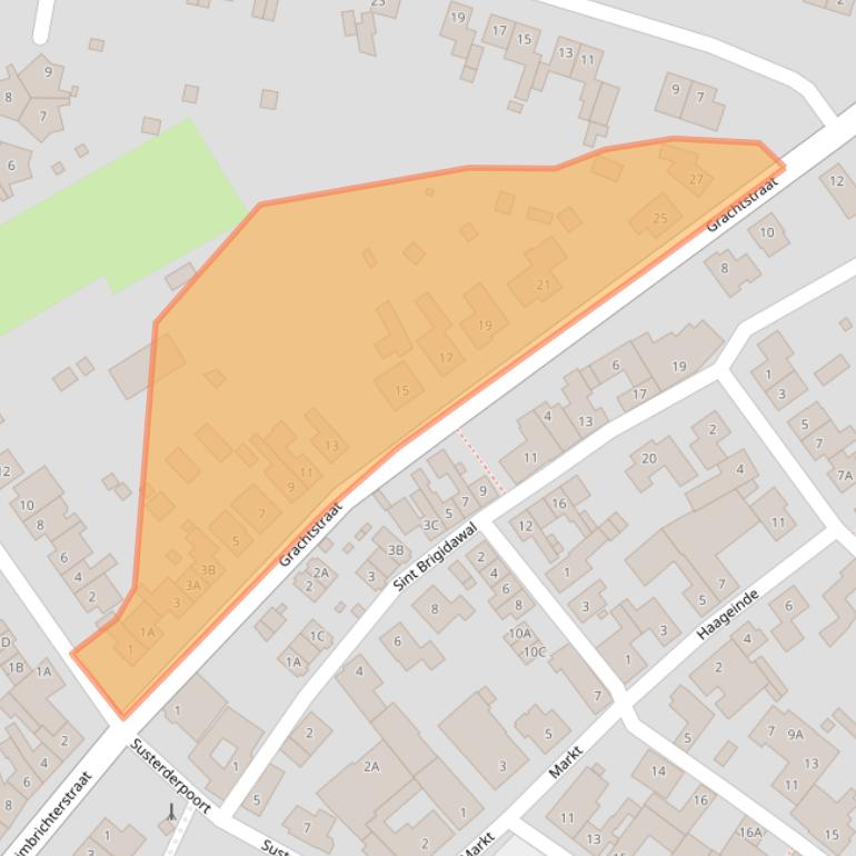 Kaart van postcodegebied 6118AA.