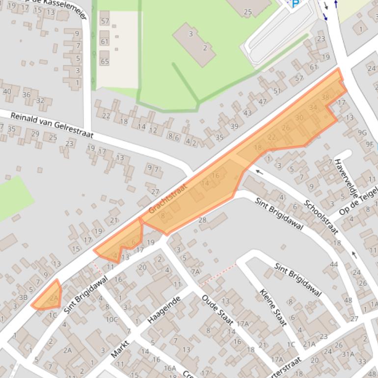 Kaart van postcodegebied 6118AC.