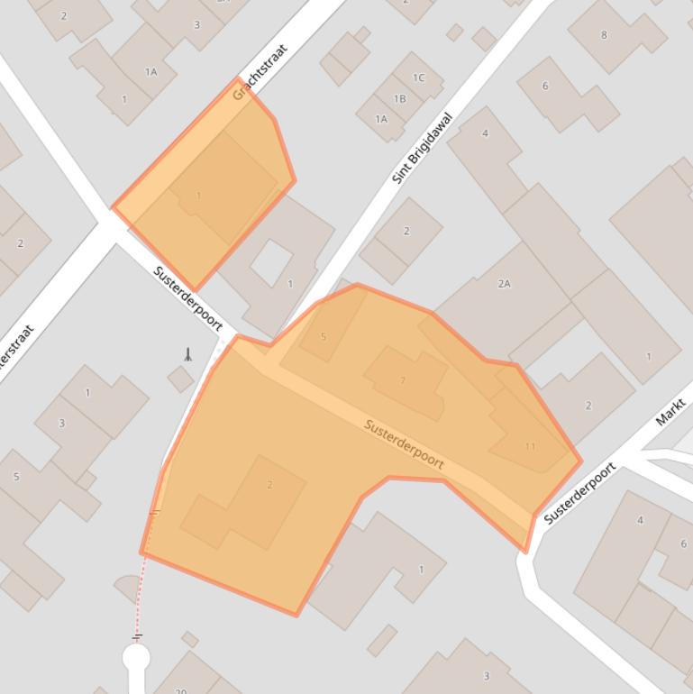 Kaart van postcodegebied 6118BD.