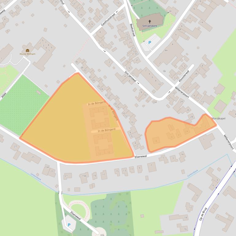 Kaart van postcodegebied 6118BN.