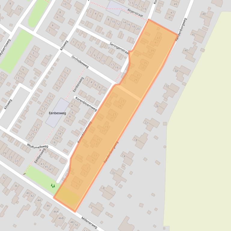 Kaart van postcodegebied 6118GD.