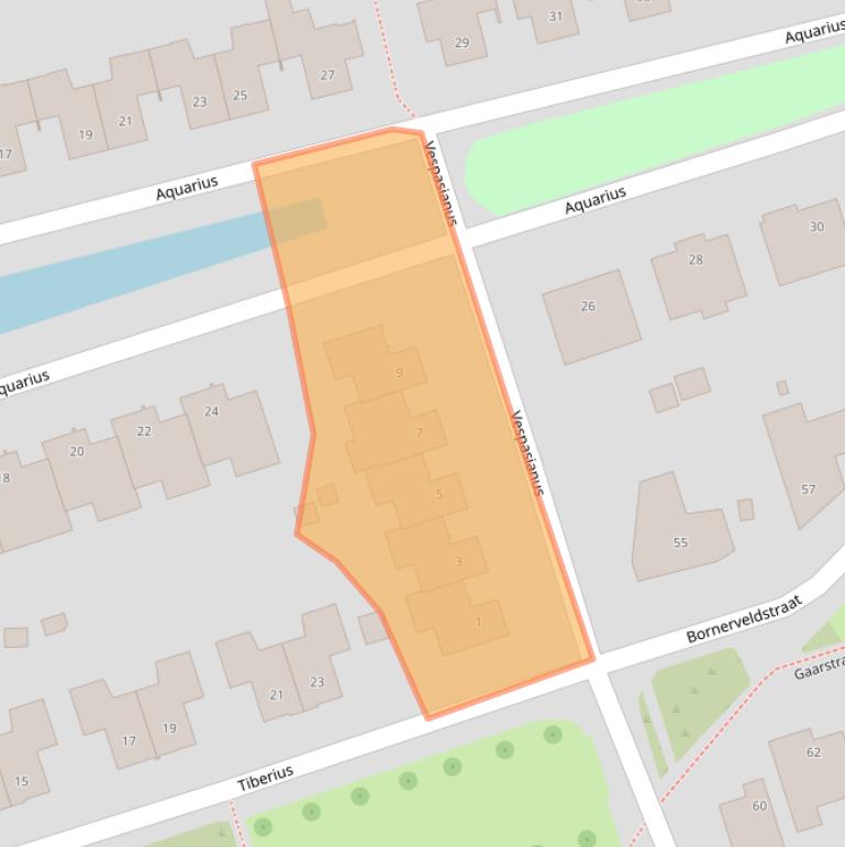 Kaart van postcodegebied 6121HA.