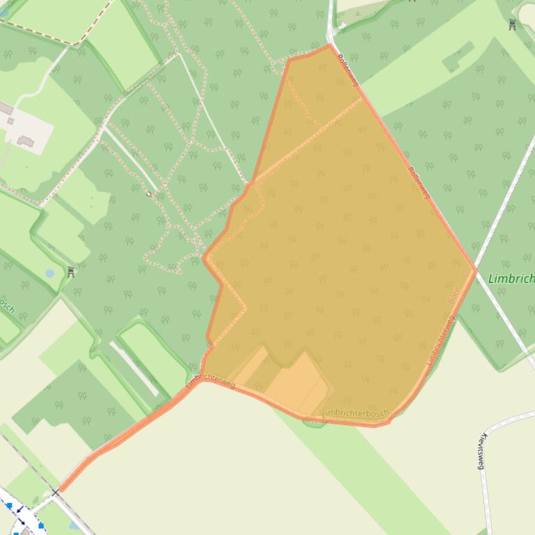 Kaart van postcodegebied 6121PH.