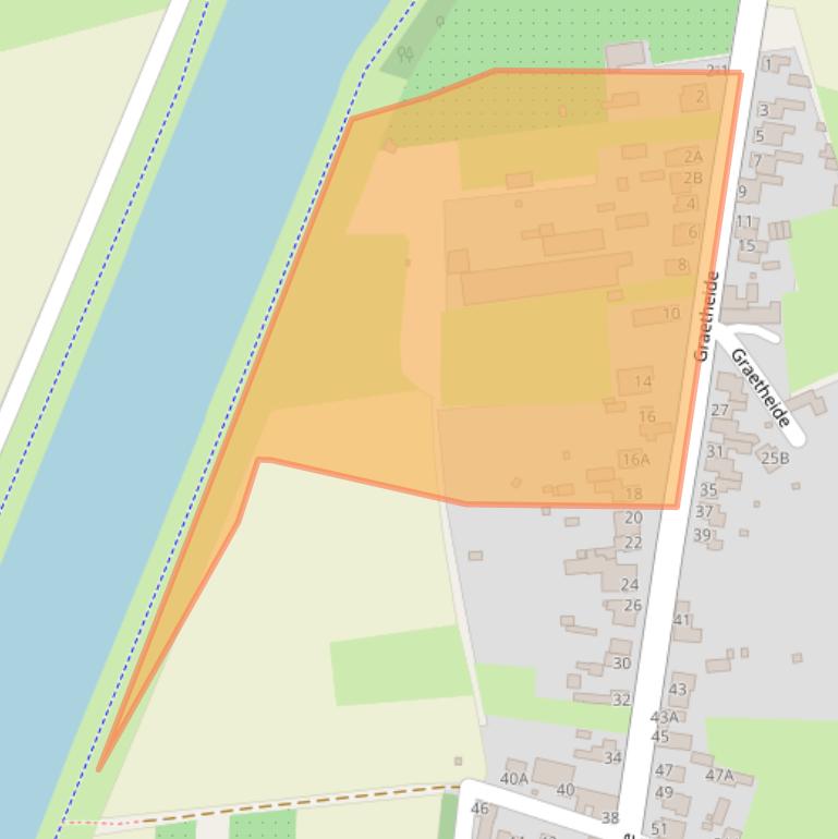 Kaart van postcodegebied 6121RN.