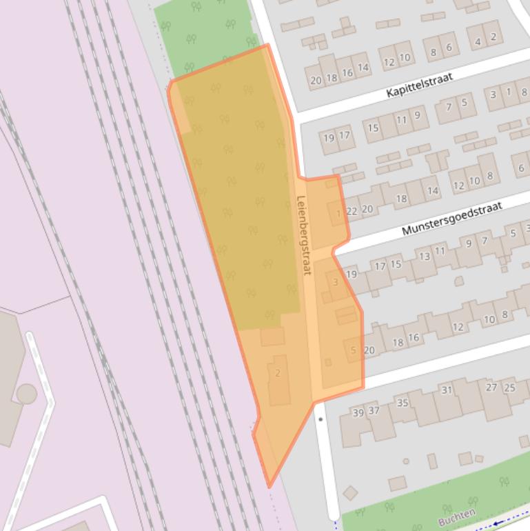 Kaart van postcodegebied 6122AE.