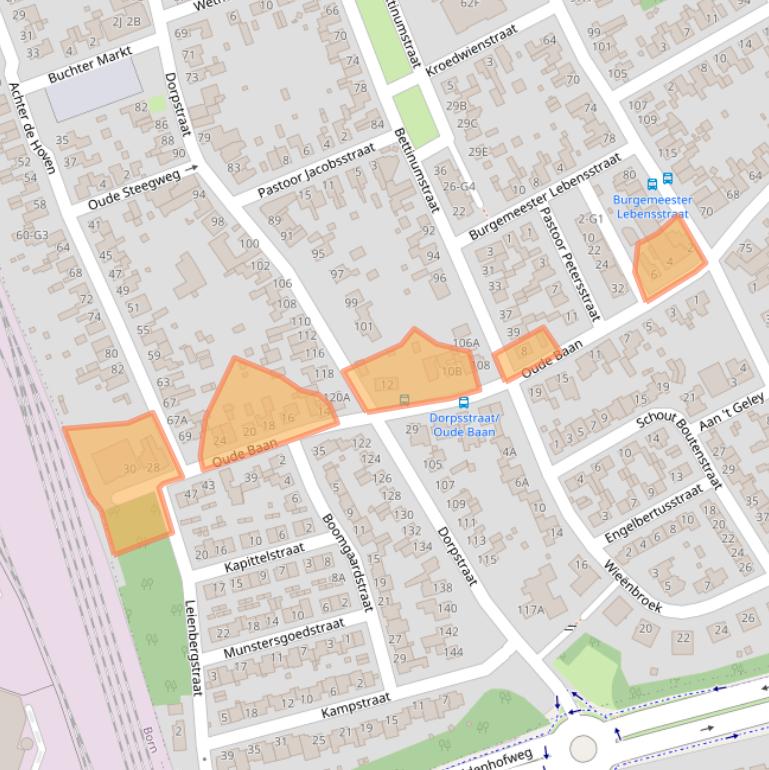 Kaart van postcodegebied 6122AL.