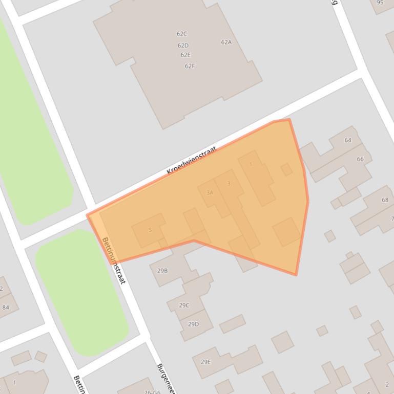 Kaart van postcodegebied 6122BT.