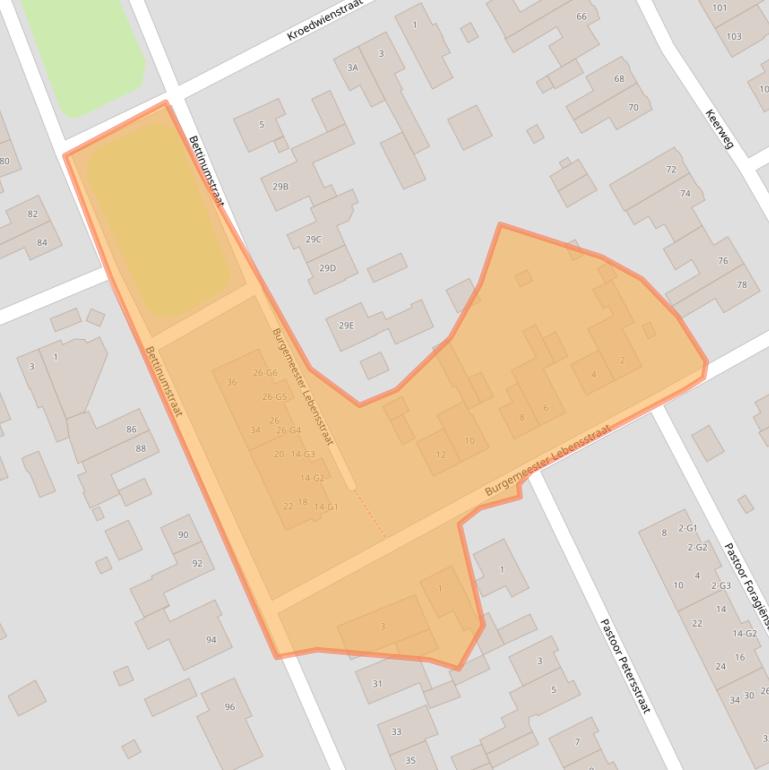 Kaart van postcodegebied 6122BV.