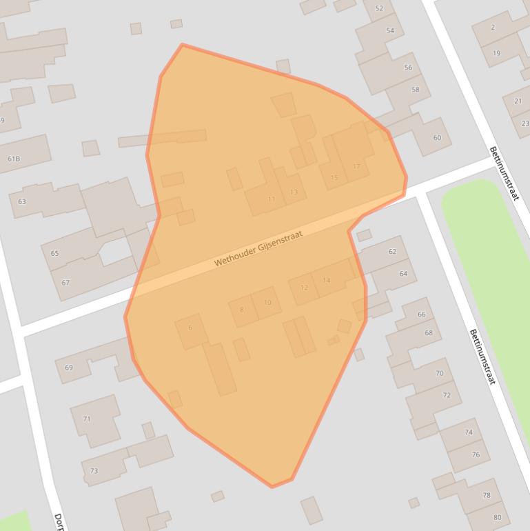 Kaart van postcodegebied 6122BX.