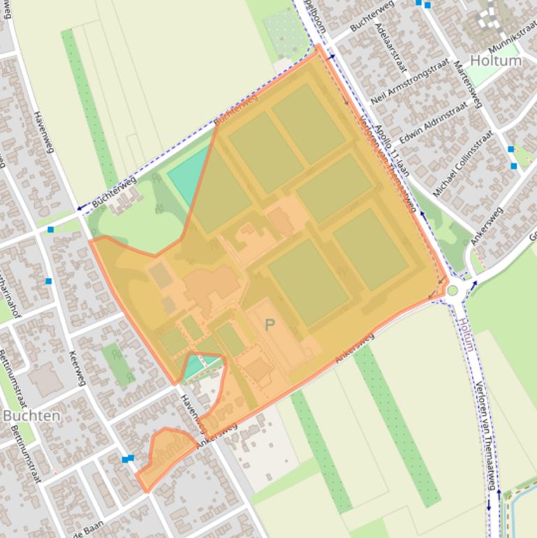 Kaart van postcodegebied 6122ET.