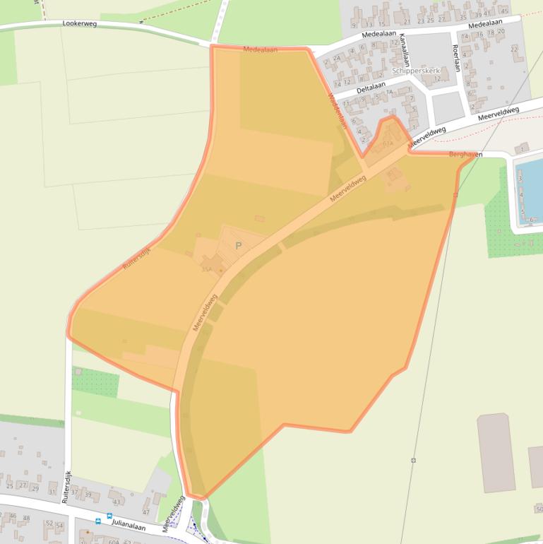 Kaart van postcodegebied 6124AM.