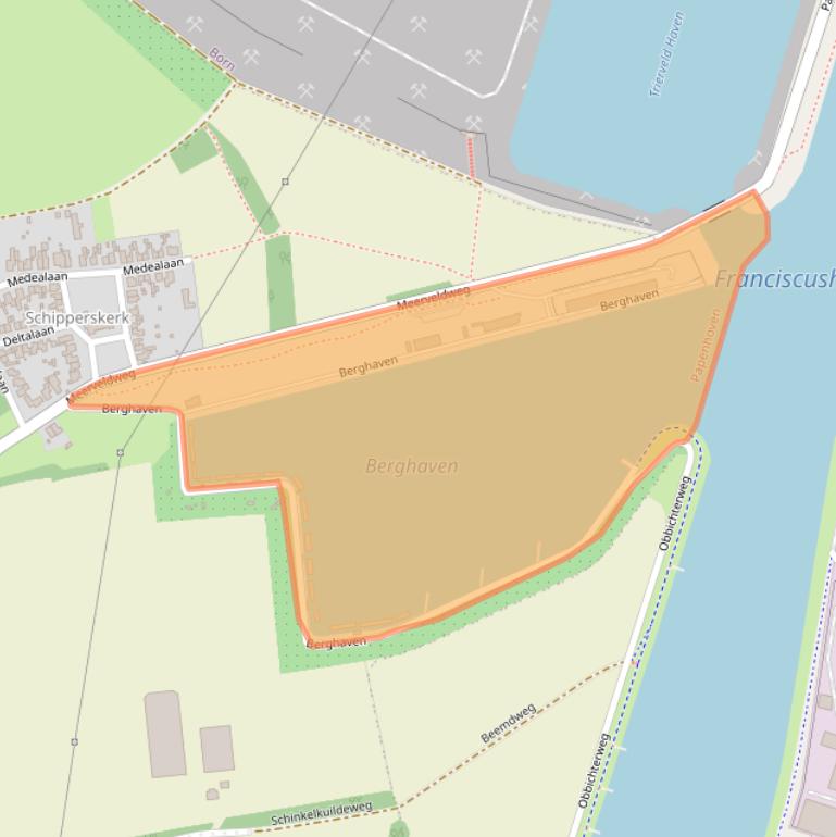 Kaart van postcodegebied 6124AP.