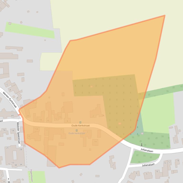 Kaart van postcodegebied 6124BD.