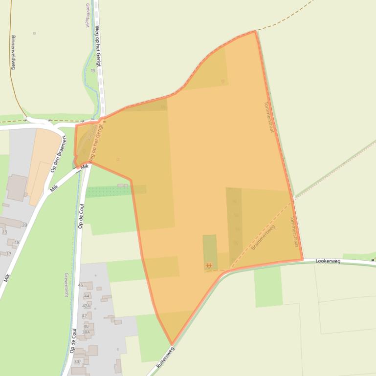 Kaart van postcodegebied 6124BM.