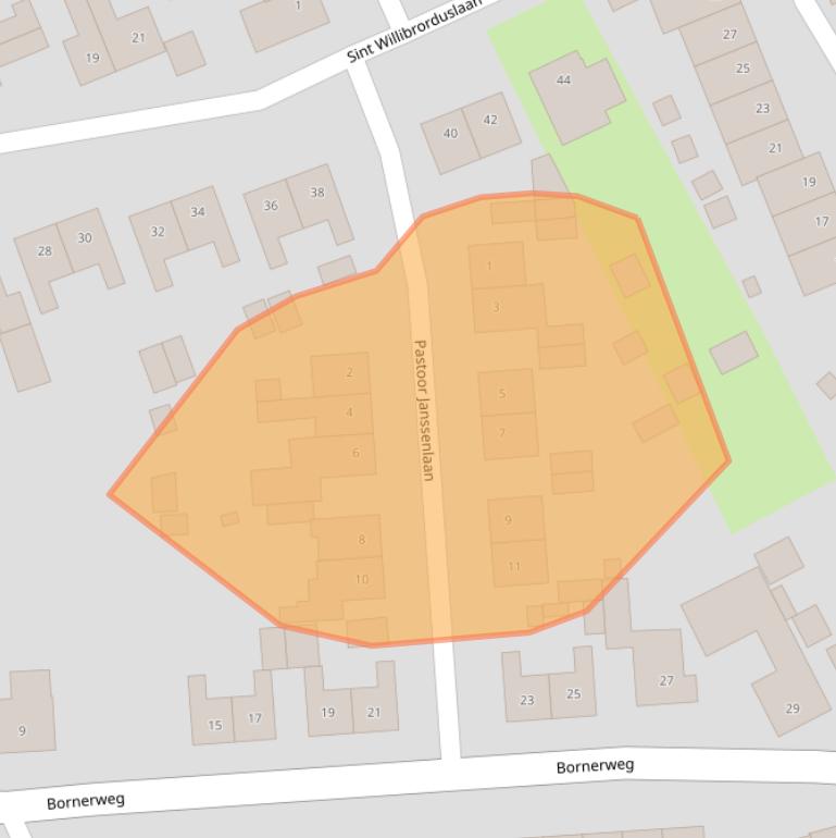 Kaart van postcodegebied 6125BK.