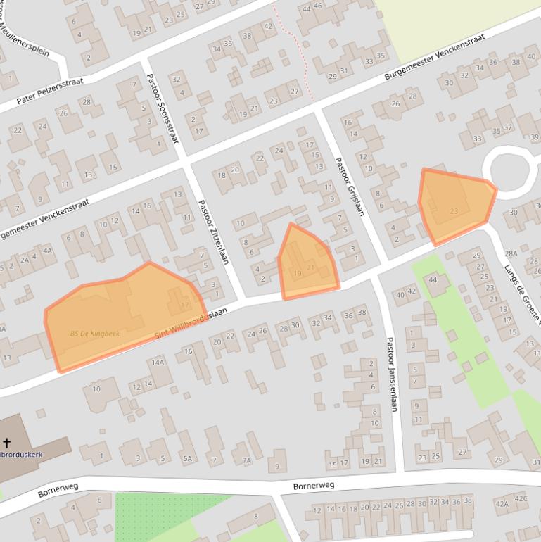 Kaart van postcodegebied 6125BL.