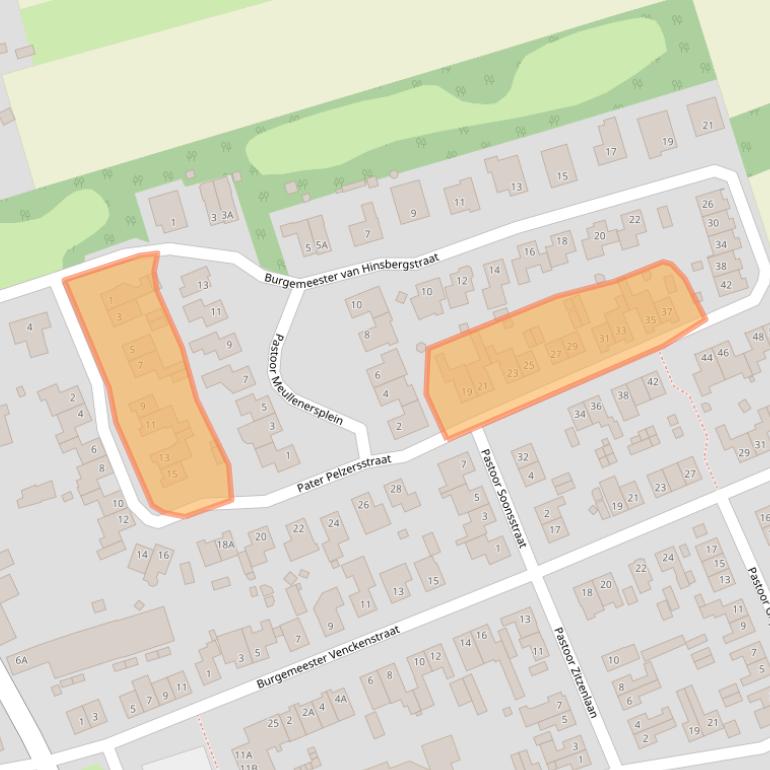 Kaart van postcodegebied 6125CC.