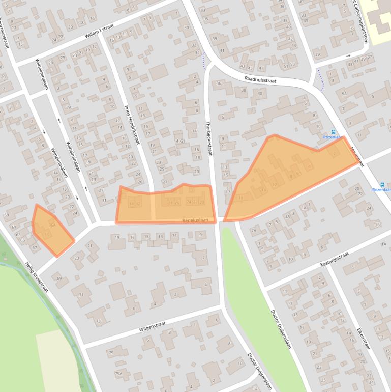 Kaart van postcodegebied 6127CH.