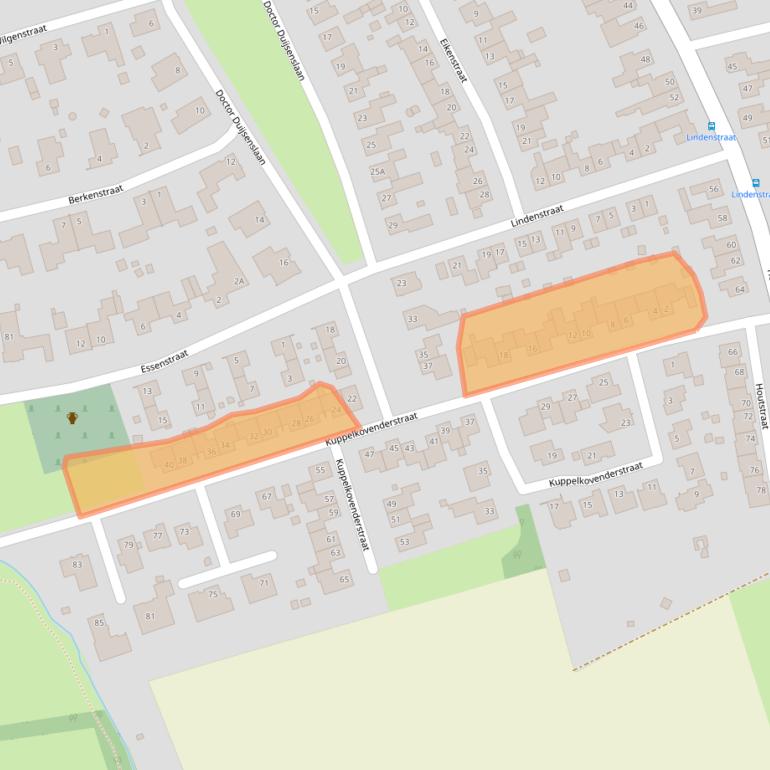 Kaart van postcodegebied 6127CN.