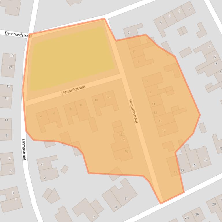 Kaart van postcodegebied 6129AK.
