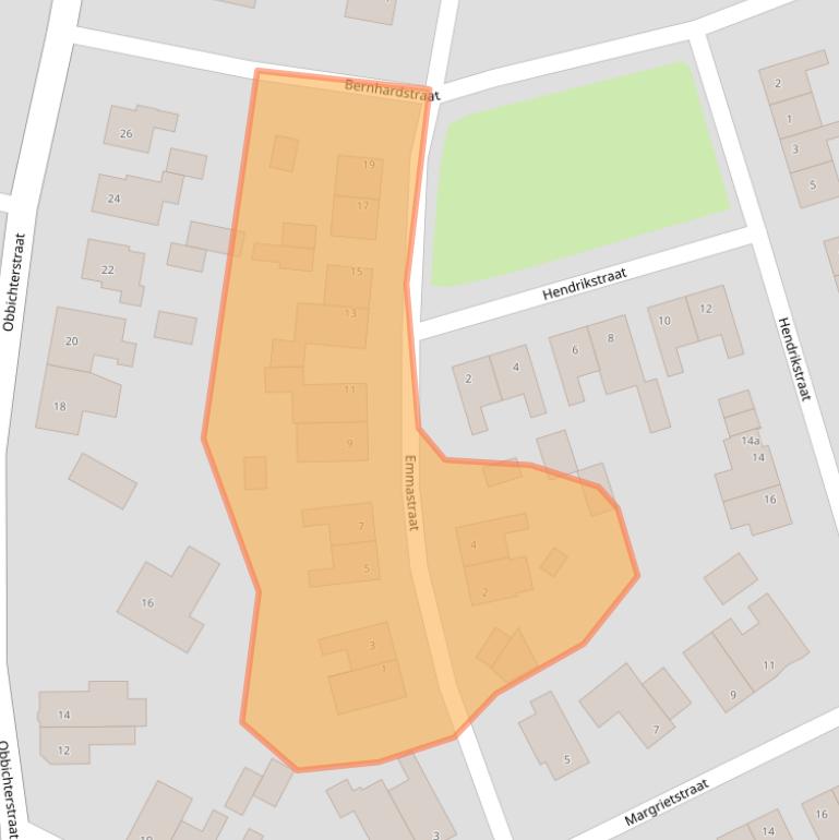 Kaart van postcodegebied 6129AL.