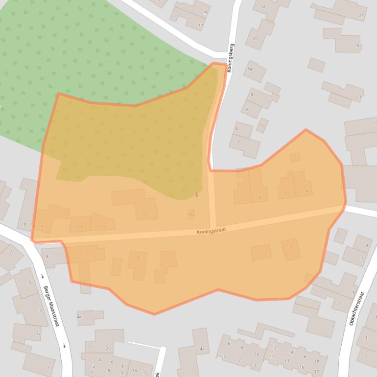 Kaart van postcodegebied 6129BD.