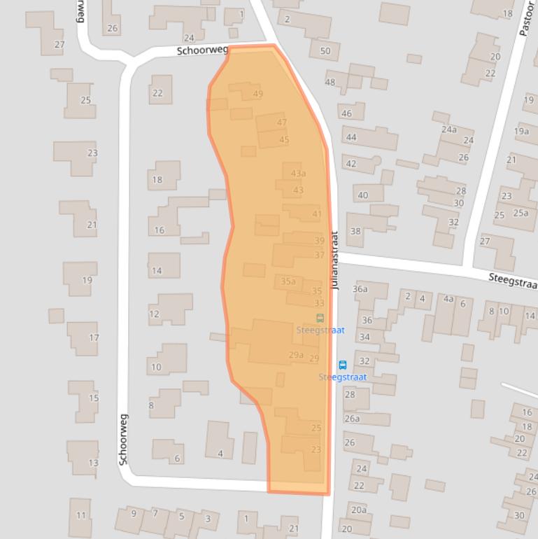 Kaart van postcodegebied 6129BT.