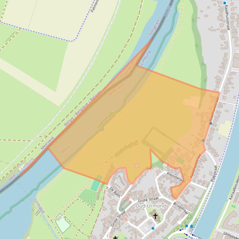 Kaart van postcodegebied 6129CA.