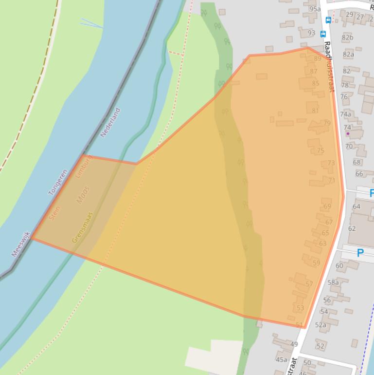 Kaart van postcodegebied 6129CB.