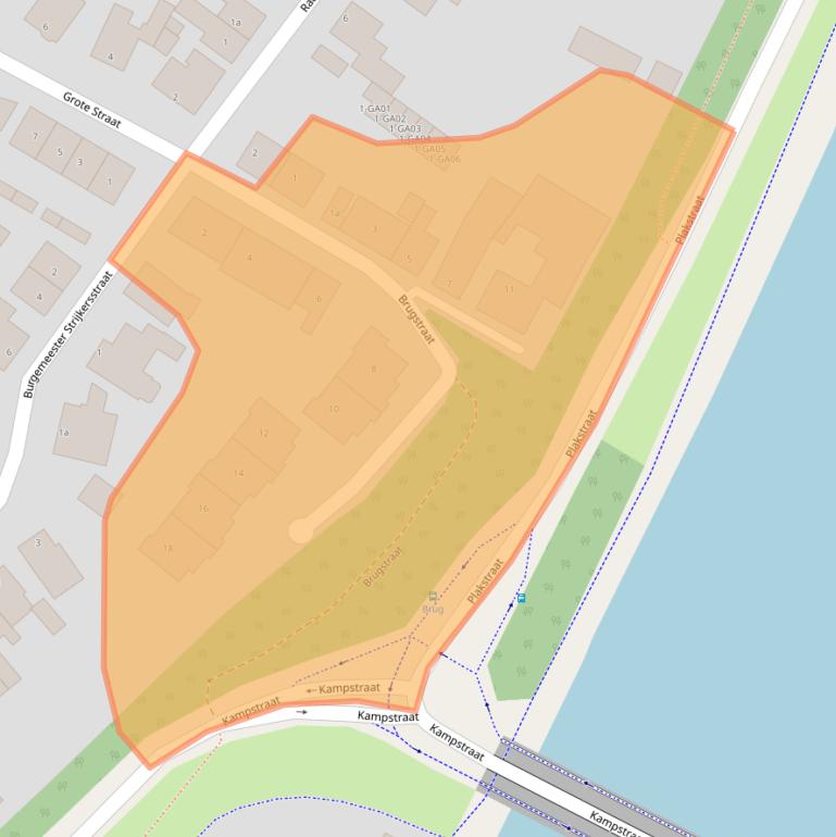 Kaart van postcodegebied 6129CL.