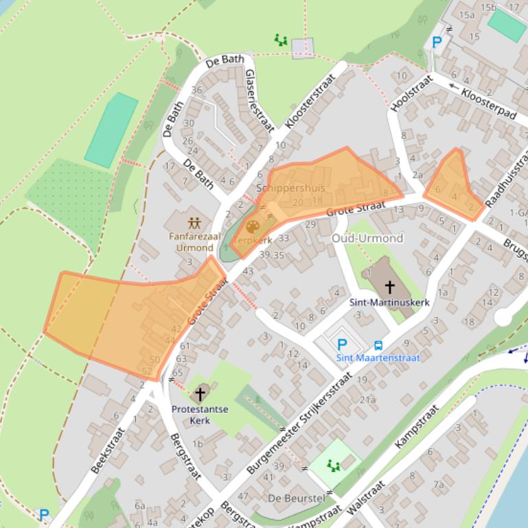 Kaart van postcodegebied 6129CP.