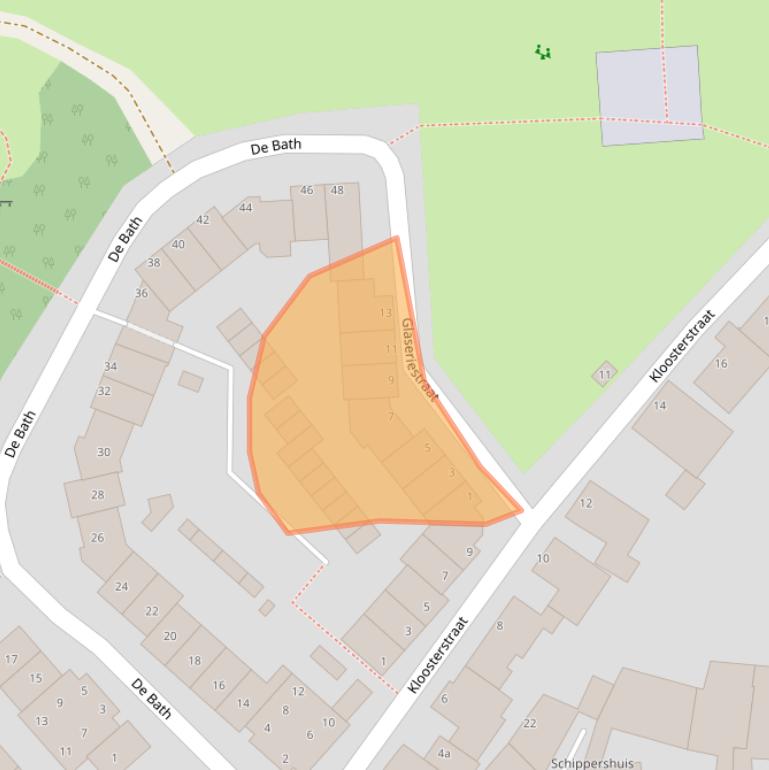 Kaart van postcodegebied 6129DG.