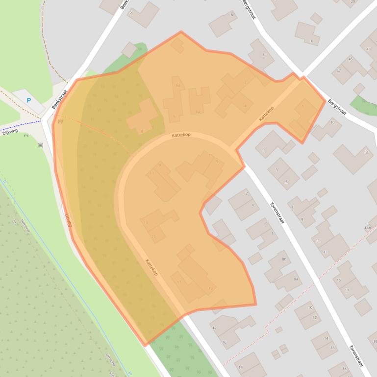 Kaart van postcodegebied 6129EC.