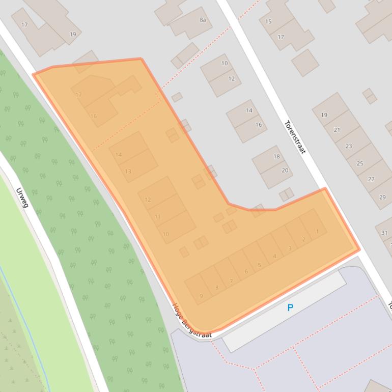 Kaart van postcodegebied 6129ED.