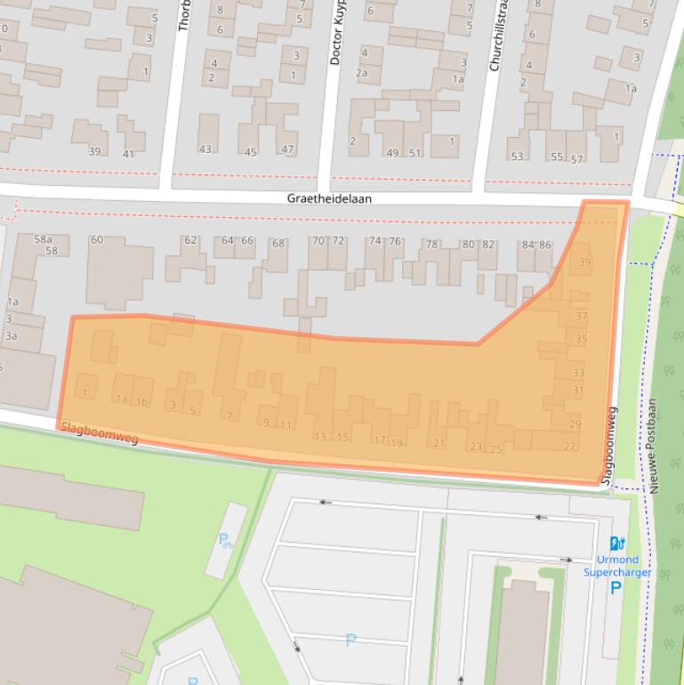 Kaart van postcodegebied 6129GA.