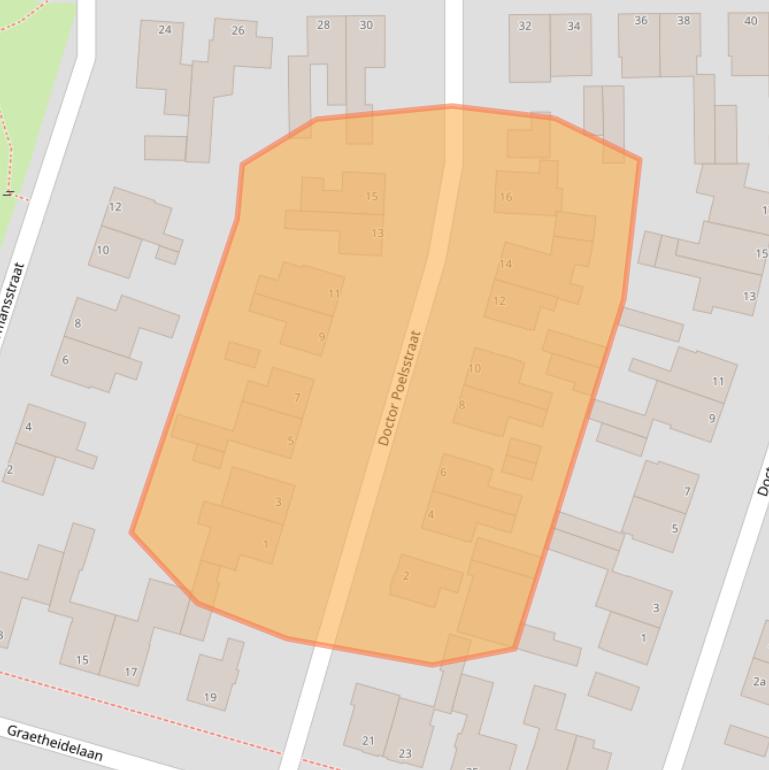 Kaart van postcodegebied 6129GL.