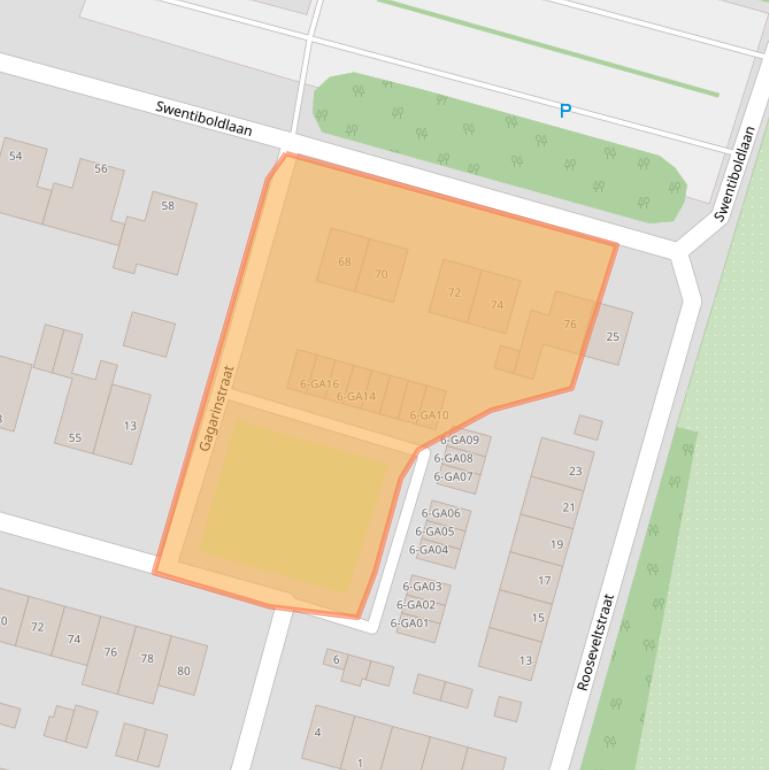 Kaart van postcodegebied 6129HR.