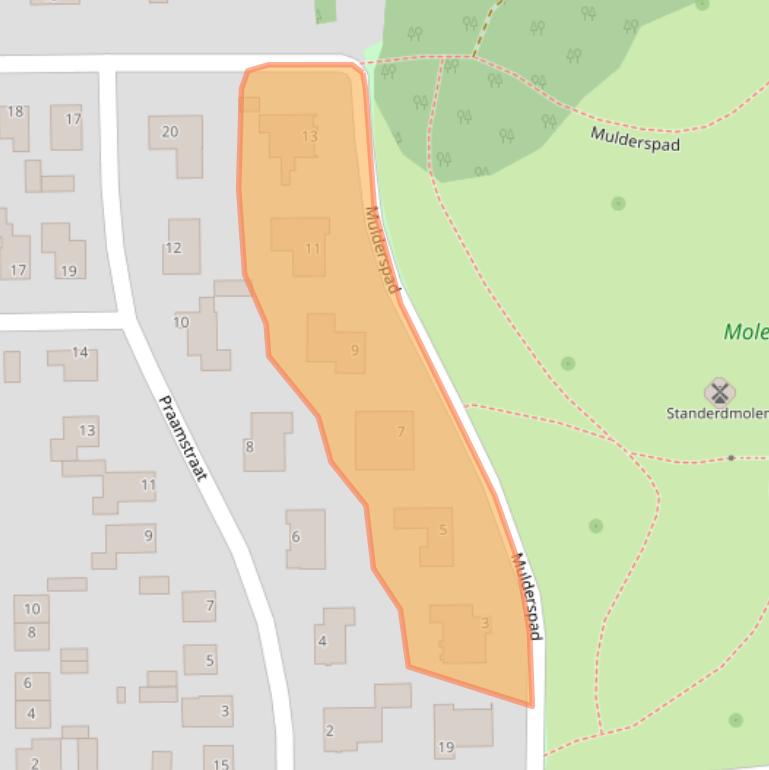 Kaart van postcodegebied 6129JA.