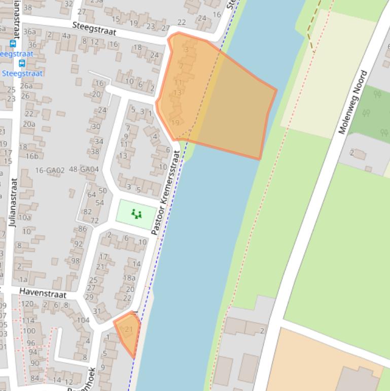 Kaart van postcodegebied 6129KB.