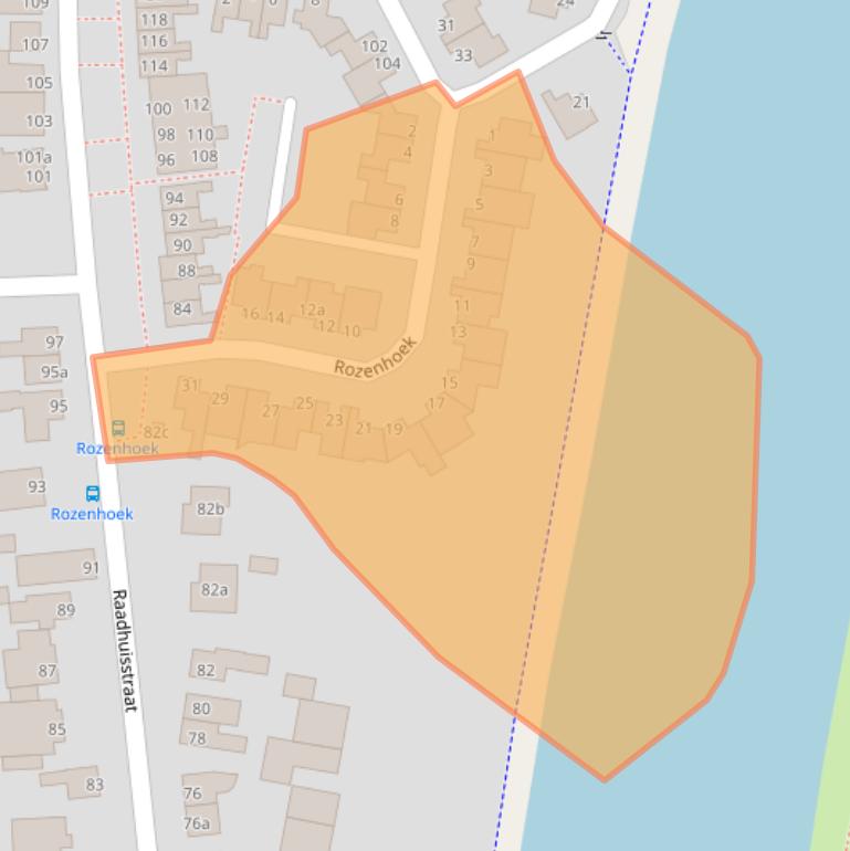 Kaart van postcodegebied 6129KK.