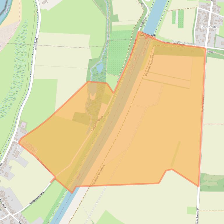 Kaart van postcodegebied 6129LC.