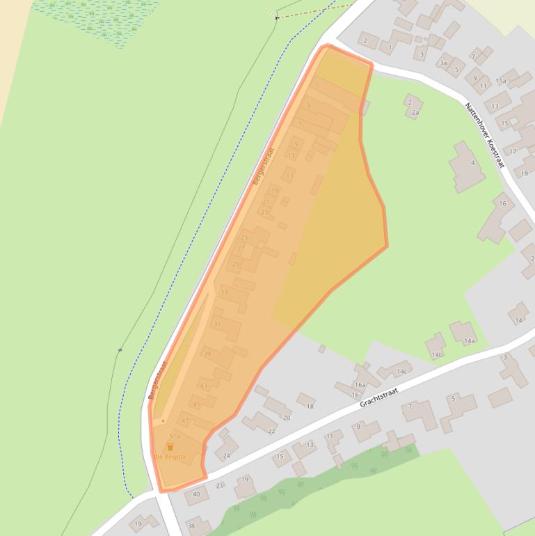 Kaart van postcodegebied 6129LE.