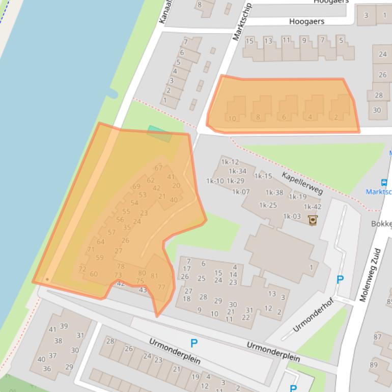 Kaart van postcodegebied 6129NB.