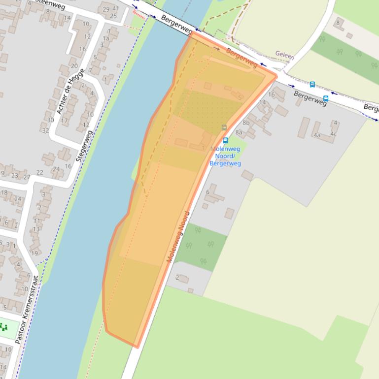 Kaart van postcodegebied 6129PD.