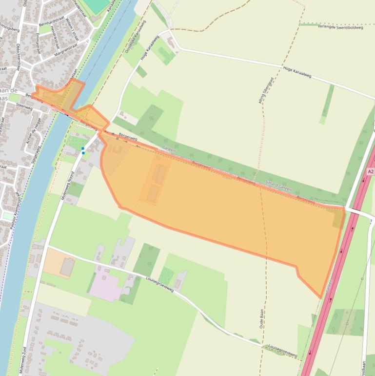 Kaart van postcodegebied 6129PG.