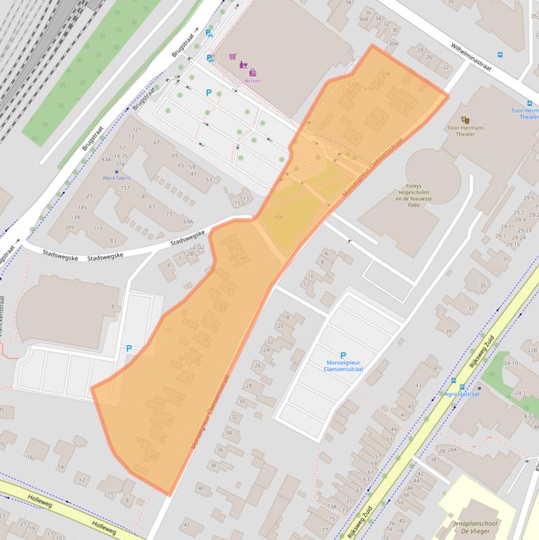 Kaart van postcodegebied 6131AH.