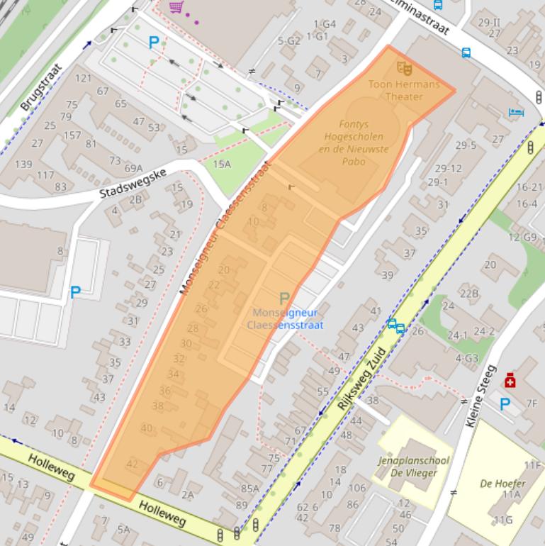 Kaart van postcodegebied 6131AJ.