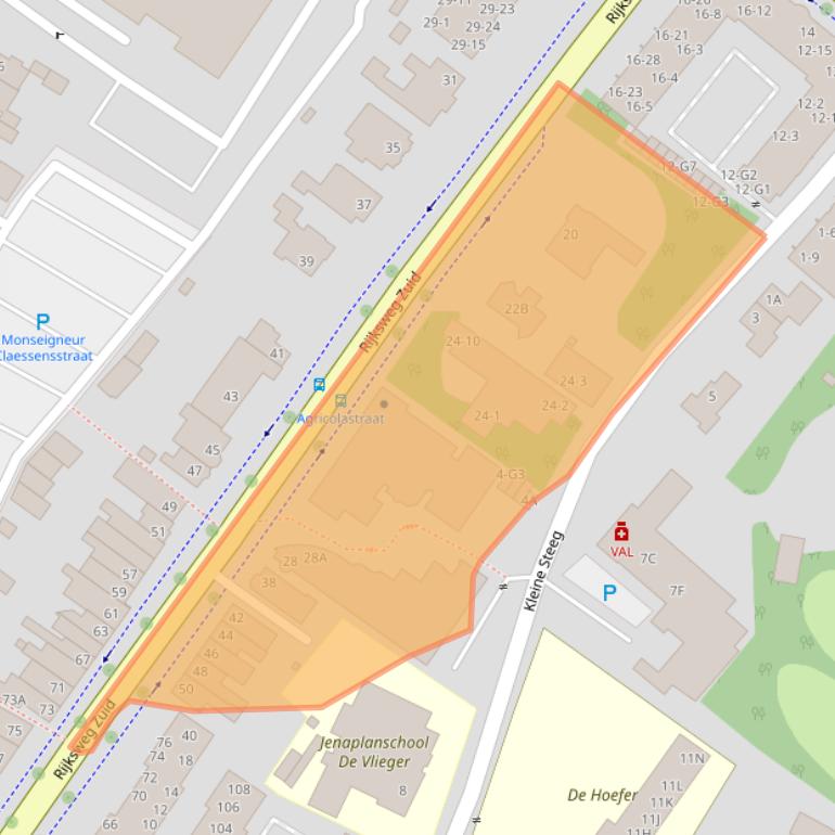 Kaart van postcodegebied 6131AP.