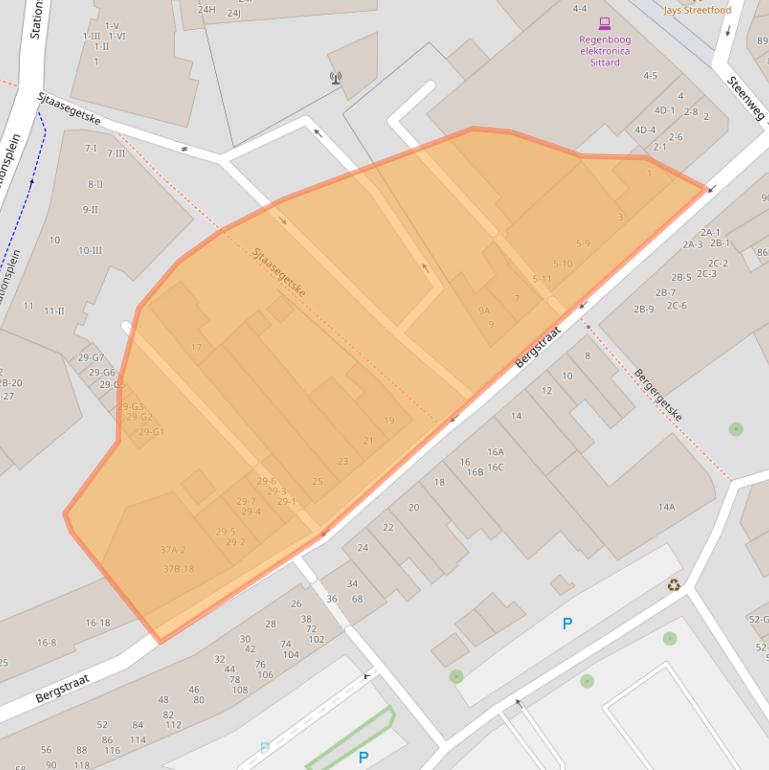 Kaart van postcodegebied 6131AV.