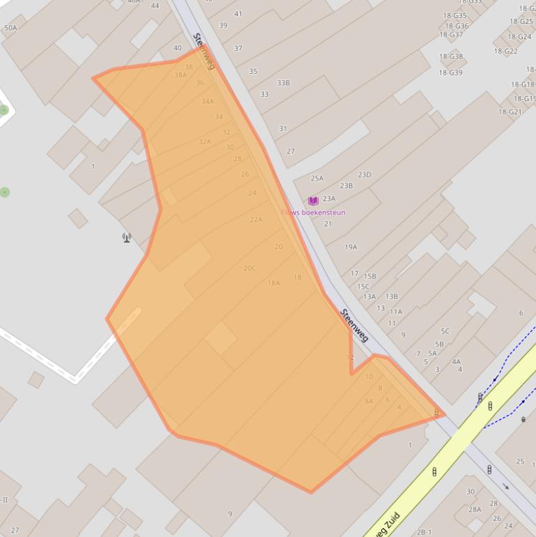 Kaart van postcodegebied 6131BE.